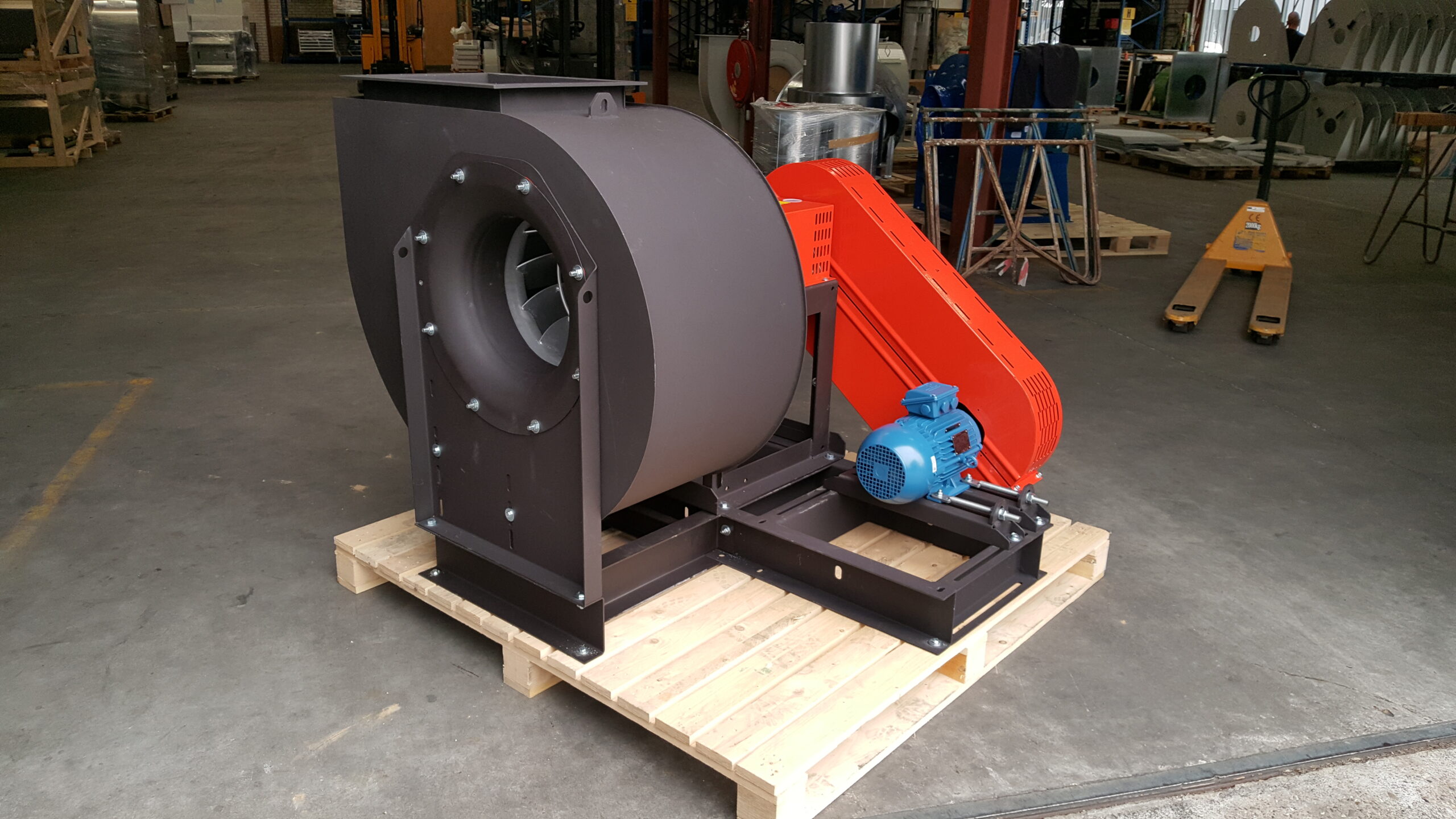 Geïsoleerde centrifugaal ventilator voor hoge temperaturen