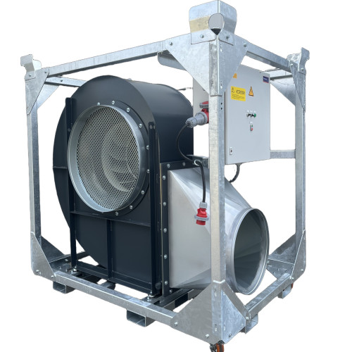 Centrifugal fan in mobile frame